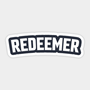 REDEEMER Sticker